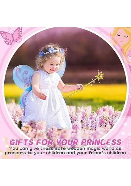 Altın Renk Yıldız Peri Asası Peri Değneği 34 cm 1 Adet (4172) indirimleri