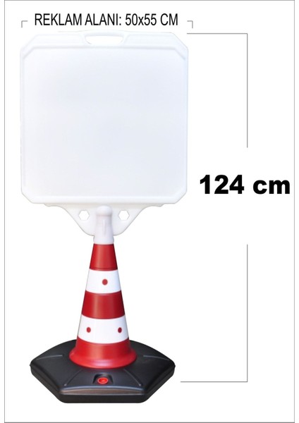 Jumbo park dubası 55x50, kaldırım yönlendirme, plastik, 124cm, açık alan dekoru fiyatları