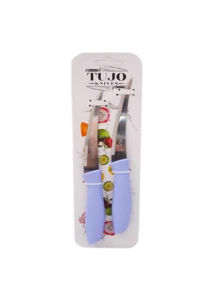 2 Parça Kartelalı Tırtırlı Bıçak (4172)