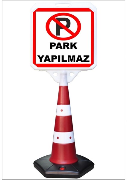 Reklam Park Dubası Uzun Jumbo 55X50 Park Yapılmaz Kaldırım Yönlendirme A+ Plastik 146 cm