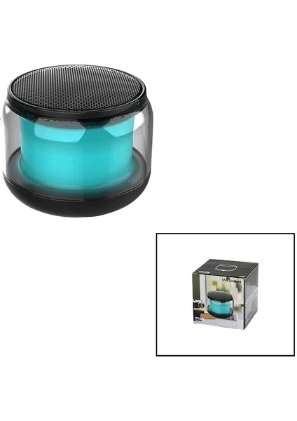 Kavanoz Modeli - Mika Gövdeb Luetooth Wireless Mini Hoparlör Speaker USB Şarjlı - IŞIKLI5W (4172)