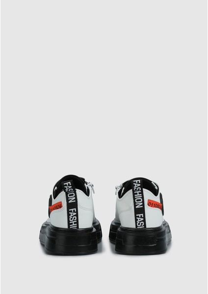 Beyaz-Siyah Erkek Çocuk Sneaker fırsatları
