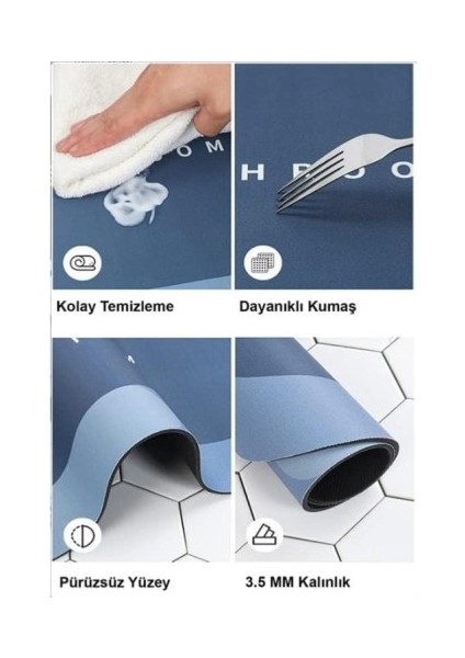 Süper Emıcı Banyo Paspası