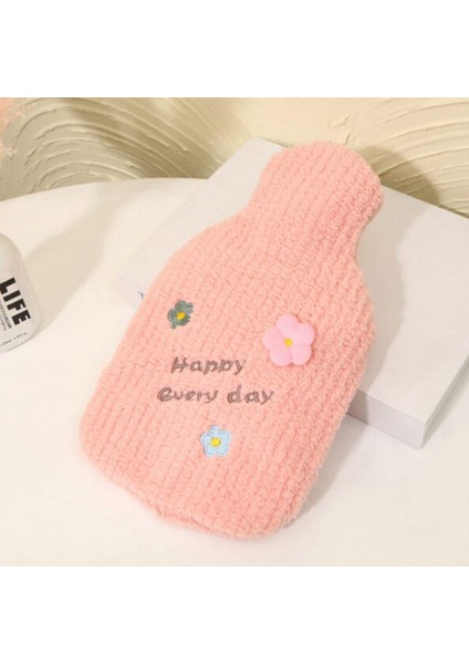 1 Litre El Geçirmeli Örgülü Sıcak Su Torbası Happy (4172)