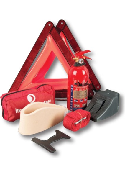 Trafik Güvenlik Üçgen Seti, Tüv Türk Uyumlu, Pratik ve Güvenli Kullanım fırsatları