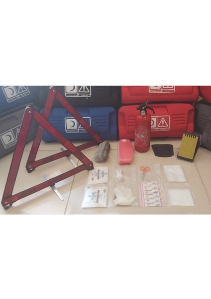 Lüks Ilk Yardım Çantası, Trafik Seti, Araç Muayene Çantası, Yangın Tüpü fırsatları
