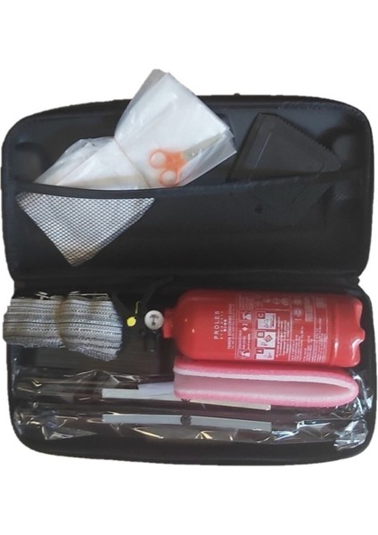 Lüks Ilk Yardım Çantası, Trafik Seti, Araç Muayene Çantası, Yangın Tüpü indirimleri