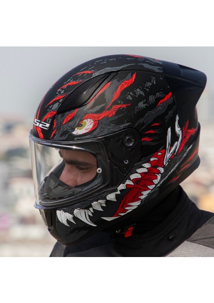 Rapıd 2 Race Kaıju Fullface Motosiklet Kaskı