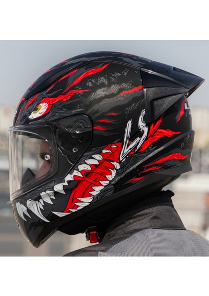 Rapıd 2 Race Kaıju Fullface Motosiklet Kaskı