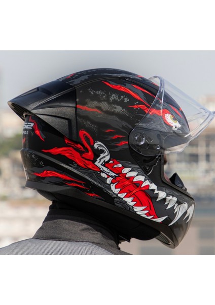 Rapıd 2 Race Kaıju Fullface Motosiklet Kaskı