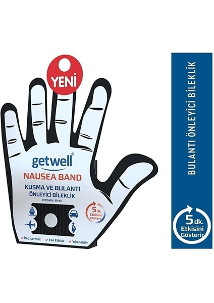 Nausea Bileklik Band (Yetişkin) Siyah