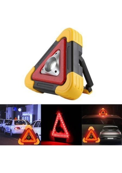 Su Geçirmez Kamp Feneri, Solar ve USB Şarjlı, Powerbank Uyumlu, LED Reflektör