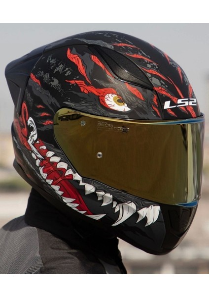 Rapıd 2 Race Kaıju Fullface Motosiklet Kaskı Gold Camlı indirimleri