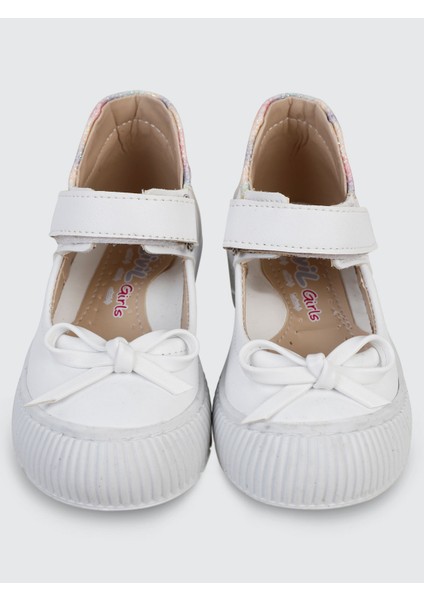 Kız Çocuk Babet 21-25 Numara Beyaz fiyatları