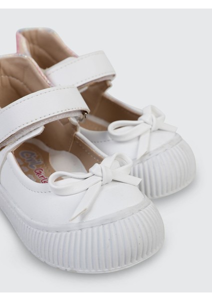 Kız Çocuk Babet 21-25 Numara Beyaz fırsatları