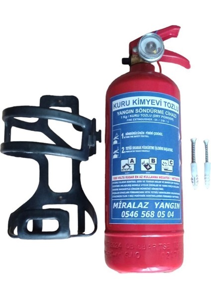 1 kg Yangın Söndürme Tüpü Askı Aparatlı fiyatları