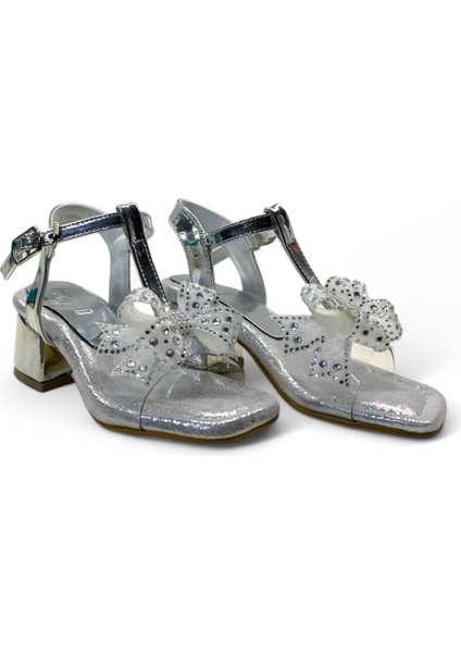37 Kız Çocuk Okul Öncesi Topuklu Abiye Ayakkabı