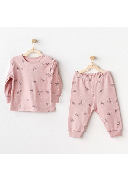5050 Puppy Gazelle 2'li Bebe Takım Pink