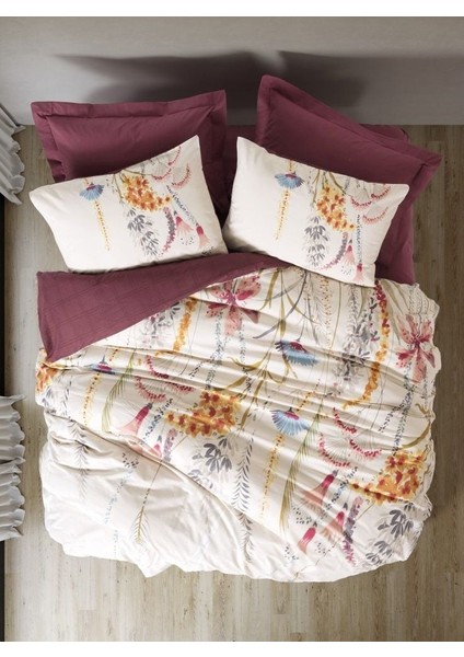 Complete Set Tek Kişilik Flos Bordo