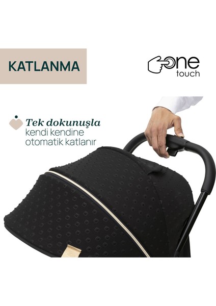 Goody Xplus Bebek Arabası Black Re Lux