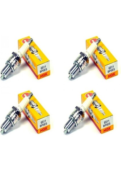 Renault R9 R11 Buji Takım Ngk 6511 BP5ES R9 Fairway Buji Takımı karbüratörlü