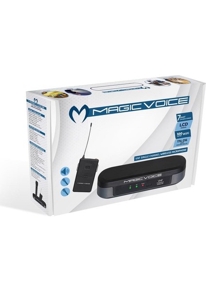 Magıcvoıce MV-3812 Vhf Yaka Tipi Telsiz Mikrofon (4172)
