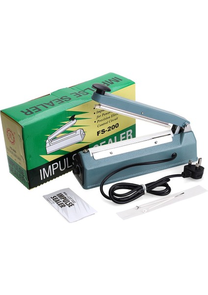 Poşet Ağzı Torba Kapatma Yapıştırma Makinası Demir 20 cm (4172)