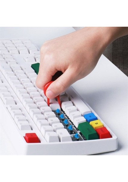 Çok Amaçlı Kırmızı Hassas Fırça Başlıklı Bilgisayar Laptop Temizleme Fırçası (4172)