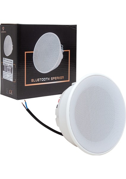 12 cm 6 Watt 8 Ohm Bluetooth Özellikli Trafosuz Alçıpan Hoparlör (4172)
