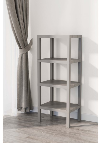 4 Katlı Banyo Rafı, Havluluk, Deterjanlık Makyaj Organizer