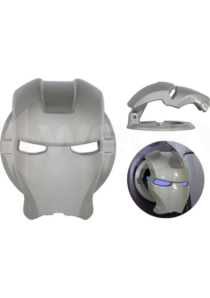 Iron Man Start Stop Koruyucu Kapak Gri 11