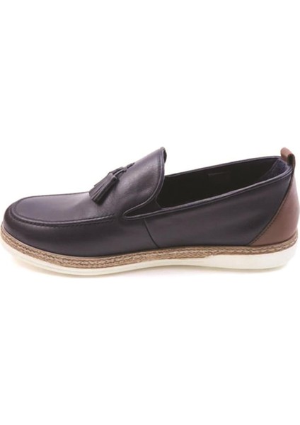 L625 Deri Erkek Loafer Ayakkabı - Lacivert