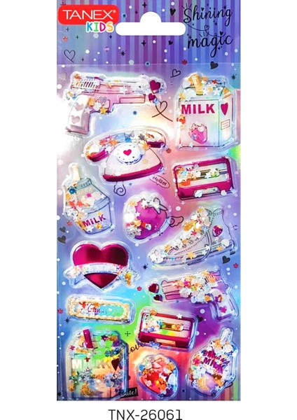 Kids Sticker Pullu Simli Shining Magic SERISI14 Parça (26061) fiyatları