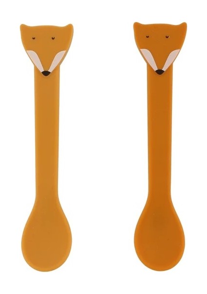 Silikon 2li Kaşık Seti Mr. fox