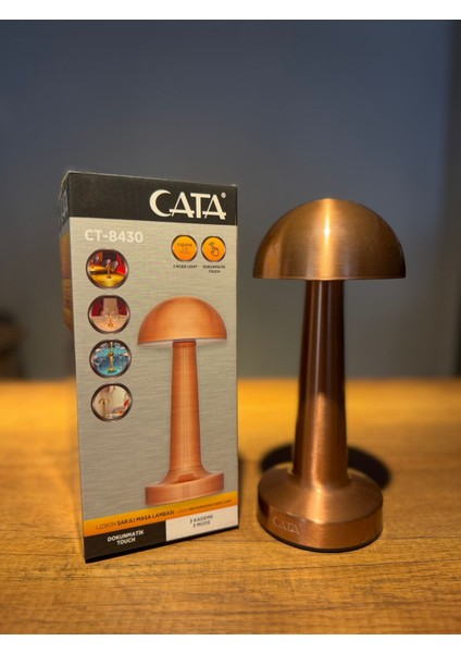 CT8430 Lizbon Şarjlı Masa Lambası