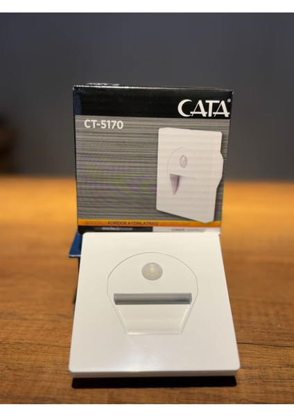 5170 Sensörlü Koridor Aydınlatma Günışığı Beyaz Kasa