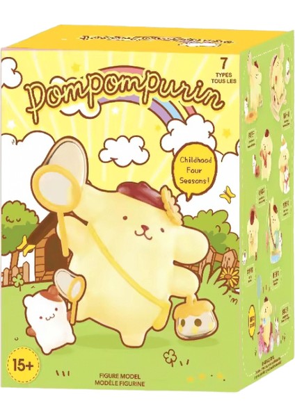 Mınıso Sanrio Pompompurin Çocukluk Dört Mevsim Serisi Kör Kutu Model Süsler Doğum Günü Hediyesi Kawaii Animasyon Çevresel Oyuncakrenk: Rastgele 1 Adet (Yurt Dışından)