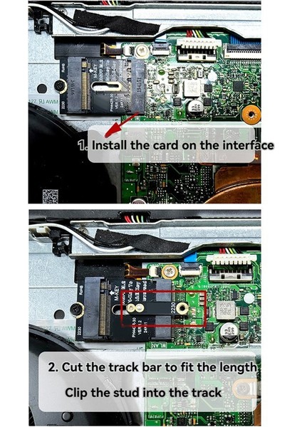 Pcıe 4.0 M.2 Nvme Adaptörü SSD Kurulumu 2230 2242 2260 2280 M2 Yükseltici Kart Için (Yurt Dışından)