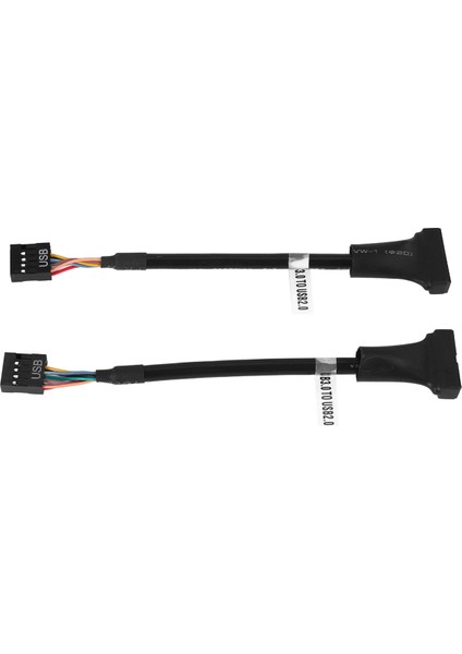 Adet USB 3.0 Başlığı 2.0'a, USB 2.0 Anakart Adaptör Kablosu, 19 Pin Usb3.0 Erkek 9 Usb2.0 Dişi (Yurt Dışından)