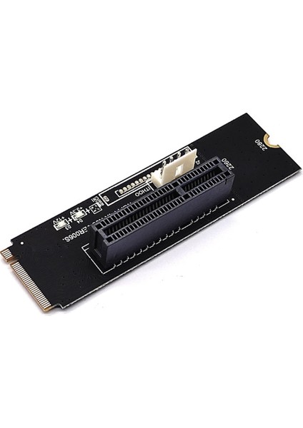 Ngff M.2 - Pcı-E 4x X1 Yükseltici Kart M2 Nvme Pcıe X4 Gpu Btc Madenciliği Için LED Voltaj Göstergeli (Yurt Dışından)