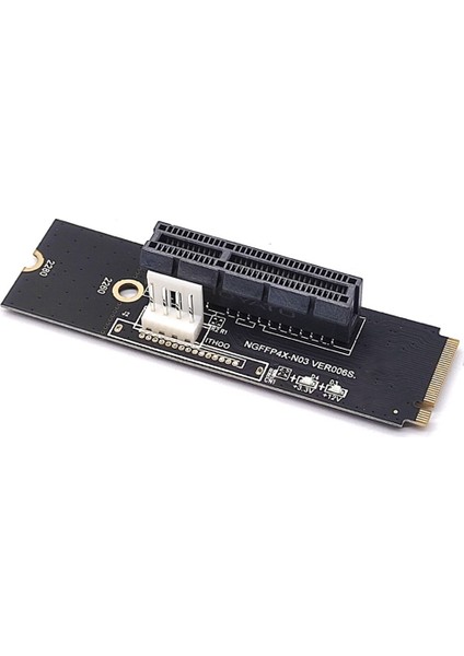 Ngff M.2 - Pcı-E 4x X1 Yükseltici Kart M2 Nvme Pcıe X4 Gpu Btc Madenciliği Için LED Voltaj Göstergeli (Yurt Dışından)