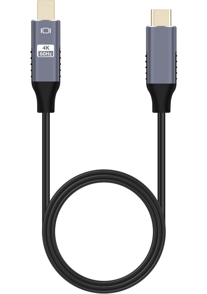 USB C - Mini Displayport Kablo Tipi 3 Dp Kablosu 4K Adaptörü (Yurt Dışından)