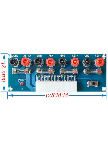 24 Pin Atx Tezgah Üstü Kart Bilgisayar Pc Güç Kaynağı Breakout Adaptör Modülü (Yurt Dışından)