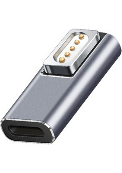 Magsafe1 Pro Dişi Hızlı Şarj Mıknatıs Fiş Dönüştürücü Için Tip C Manyetik USB Pd Adaptörü (Yurt Dışından)