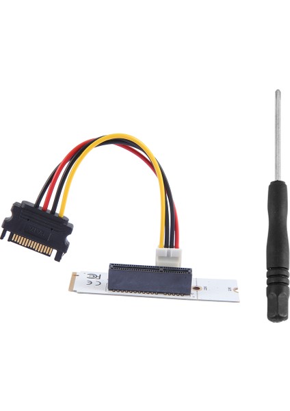 Ngff M.2 - Pcı-E 4x Yükseltici Kart M2 Anahtar M Pcıe X4 Adaptörü Eth Madenciliği Için LED Voltaj Göstergeli (Yurt Dışından)