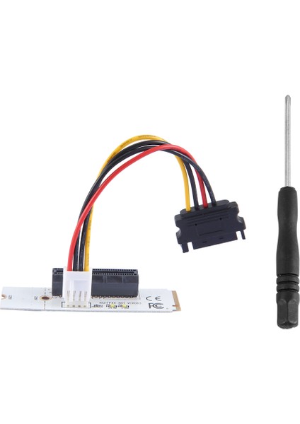 Ngff M.2 - Pcı-E 4x Yükseltici Kart M2 Anahtar M Pcıe X4 Adaptörü Eth Madenciliği Için LED Voltaj Göstergeli (Yurt Dışından)