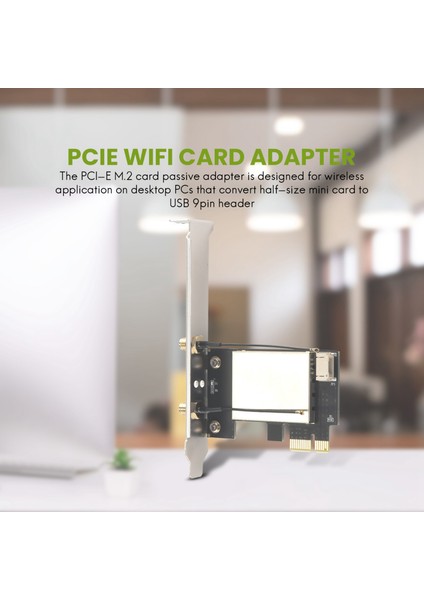 Pcıe Wifi Kart Adaptörü Bluetooth Çift Bant Kablosuz Ağ Tekrarlayıcı Adaptörü Pc Masaüstü AX200 9260AC Için (Yurt Dışından)