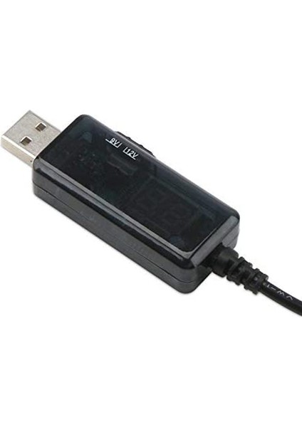 Usb'den 9V, 5V 12V Step Up, USB Kablosu Dc 5V Boost 9V Voltaj Dönüştürücü 1A Step-Up Voltaj Transformatörü Güç Hattı (Yurt Dışından)