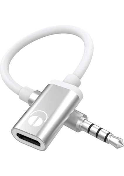 10 Adet 3.5mm Erkek - Tip C Dişi Ses Kablosu Kordonu, Analog Jack Kulaklık Adaptörü Mp3 Çalar, Dizüstü Bilgisayar (Yurt Dışından)