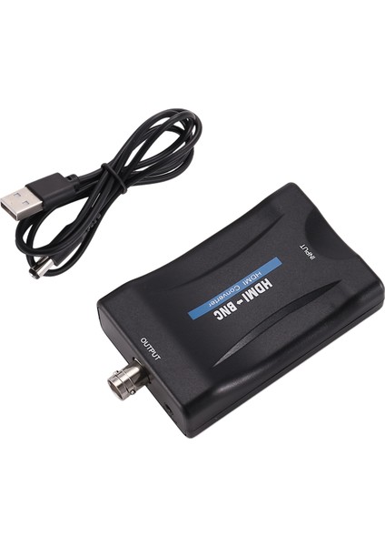 Bnc Video Ses Dönüştürücü Adaptörüne Uyumlu Pal/ntsc USB Güç Kablosu ile (Yurt Dışından)